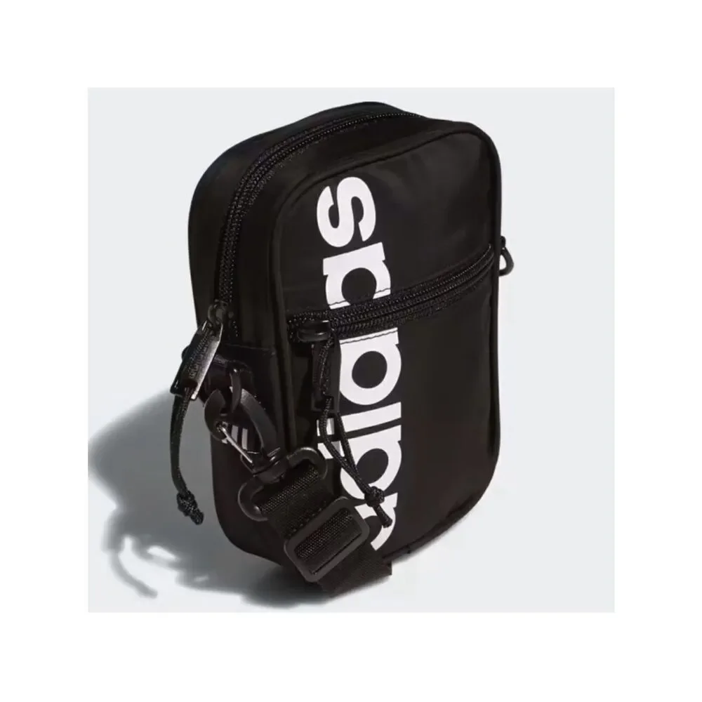 adidas CORE Black White Nylon Festival Unisex Crossbody Bag